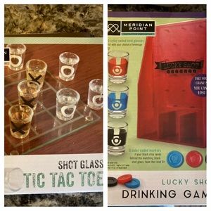 NIB Party Shots Drinking Games Tic Tac Toe or Lucky Shots